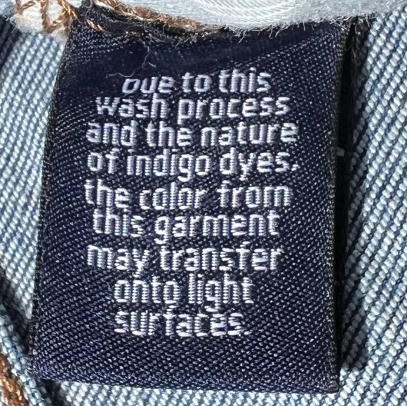 Madewell Blue Distressed Straight Leg Jeans - Picture 8 of 8